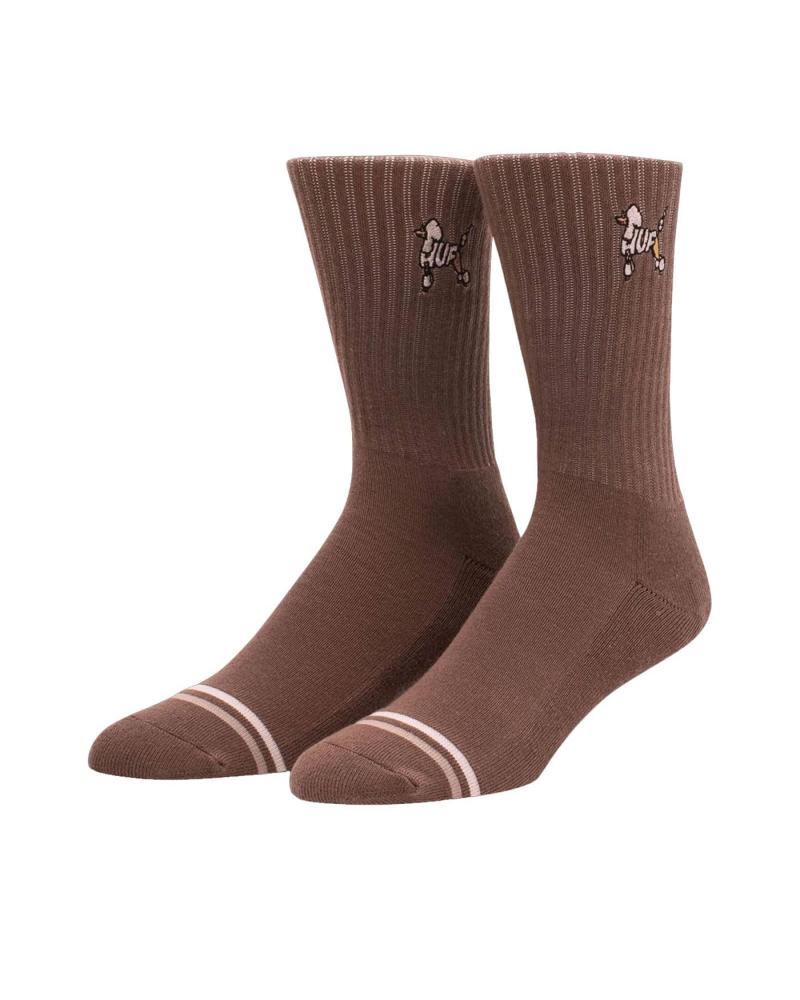 HUF POODLE CREW SOCK BARK MULTICOLOR MULTICOLOR