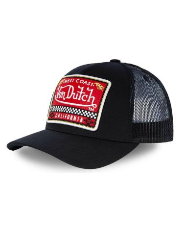 GORRA VON DUTCH TRUCKER NEGRA CON PARCHE MULTICOLOR MULTICOLOR
