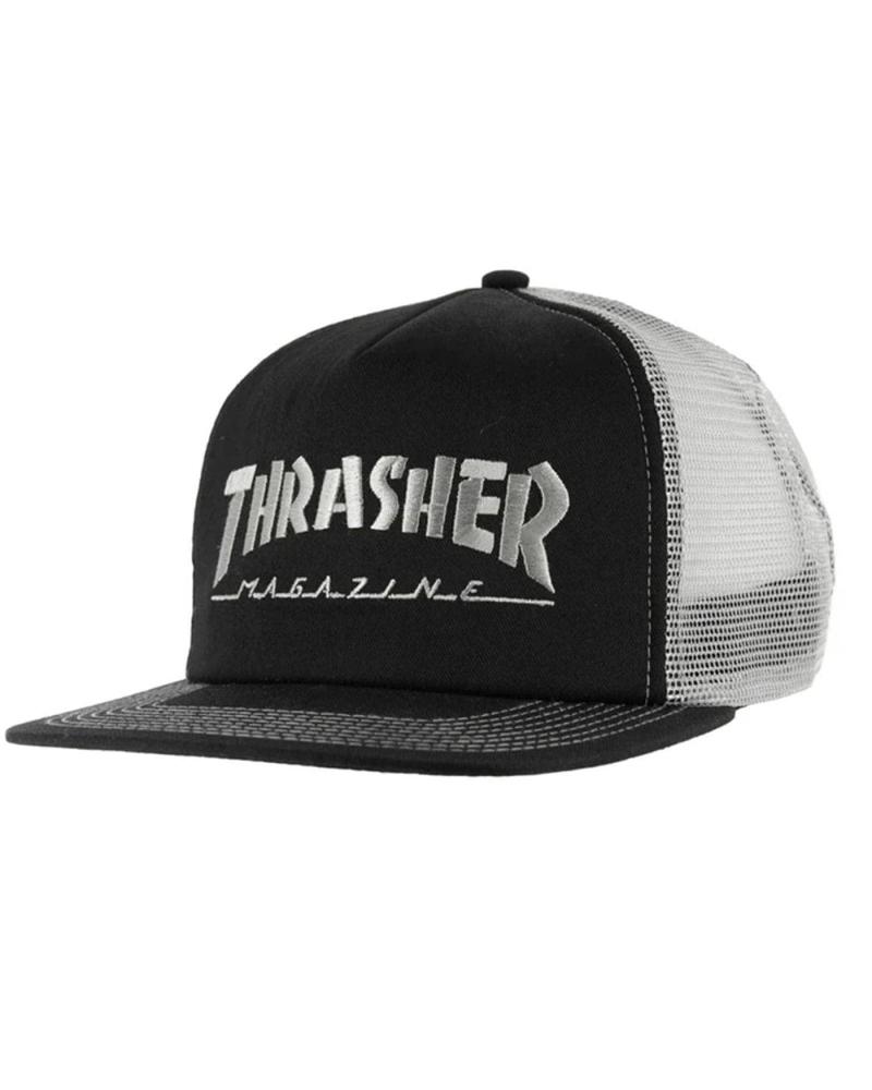 CAPPELLINO THRASHER LOGO MESH RICAMATO NERO MULTICOLORE MULTICOLOR