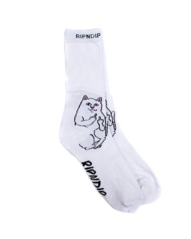 RIPNDIP LORD NERMAL MULTICOLOR WHITE SOCKS MULTICOLOR