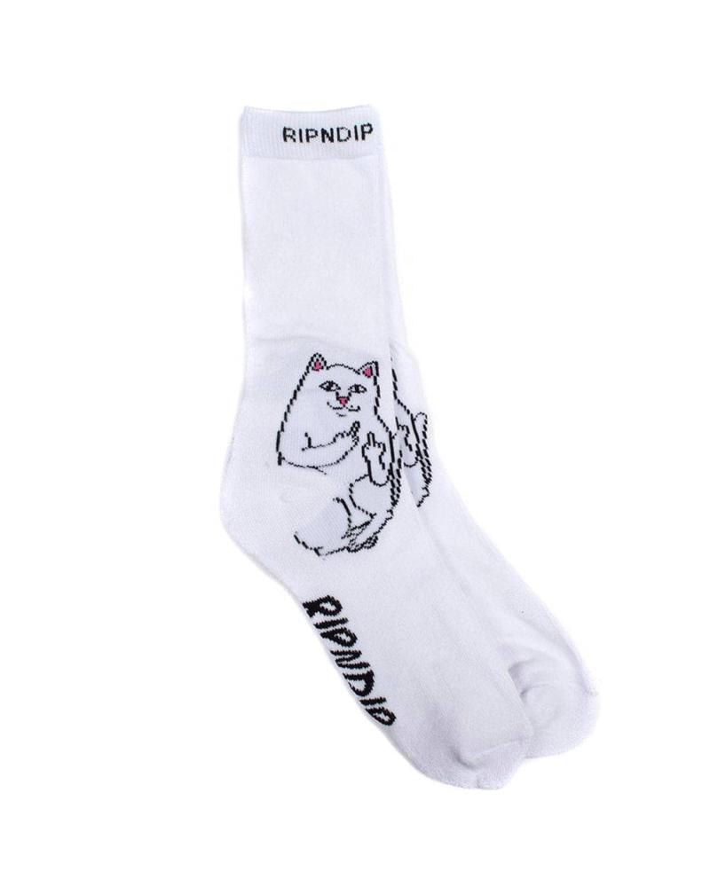 RIPNDIP LORD NERMAL MULTICOLOR WHITE SOCKS MULTICOLOR