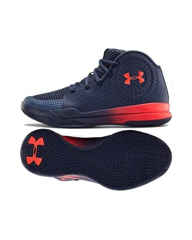SCARPE DA BASKET UNDER ARMOUR UA GS JET 2019 NERO-BIANCO NEGRO-BLANCO