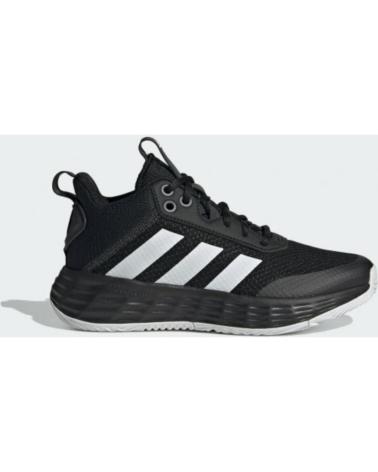 ADIDAS ZAPATILLAS OWNTHEGAME JUNIOR NEGRAS Y BLANCAS NEGRO