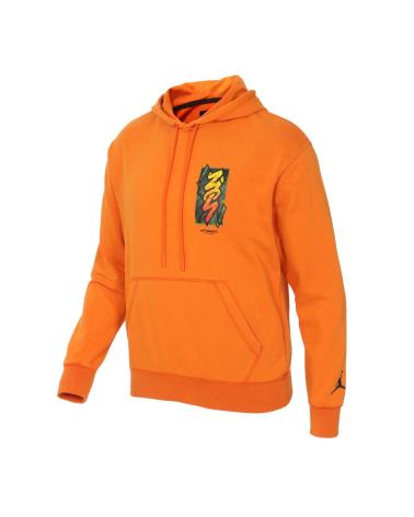 SUDADERA JORDAN DRI-FIT ZION NARANJA NARANJA