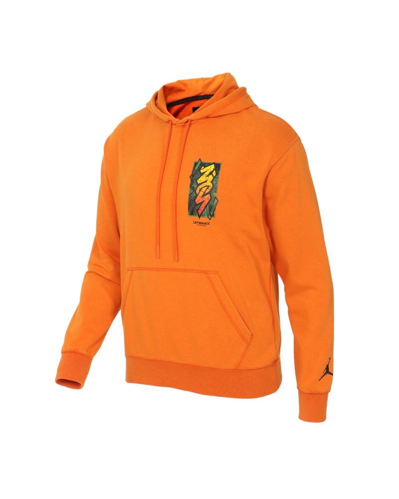 SUDADERA JORDAN DRI-FIT ZION NARANJA NARANJA