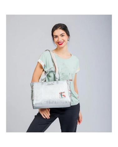 BOLSO TOTE ANEKKE REF. 40601-290 COLOR PLATA 525 PLATA
