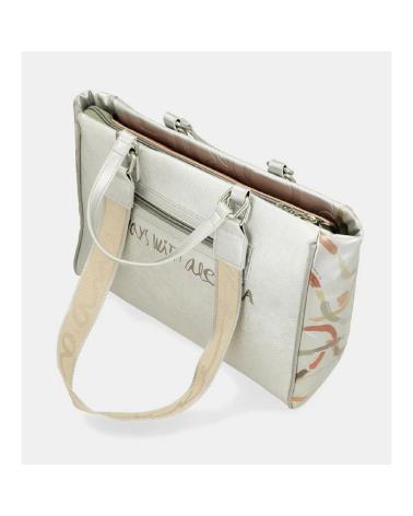 BOLSO TOTE ANEKKE REF. 40601-290 COLOR PLATA 525 PLATA
