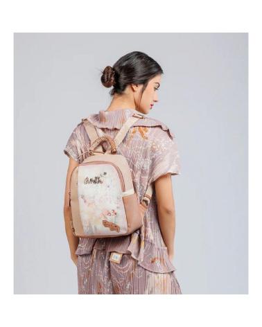 MOCHILA ANEKKE 40815-259 COM DESIGN EXCLUSIVO BEGE BEIGE