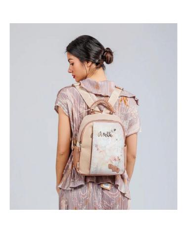 MOCHILA ANEKKE 40815-259 COM DESIGN EXCLUSIVO BEGE BEIGE