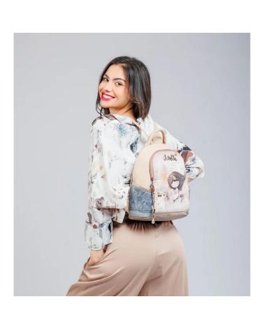 MOCHILA ANEKKE 40805-283 COM ILUSTRAÇÃO INSPIRADORA BEGE BEIGE