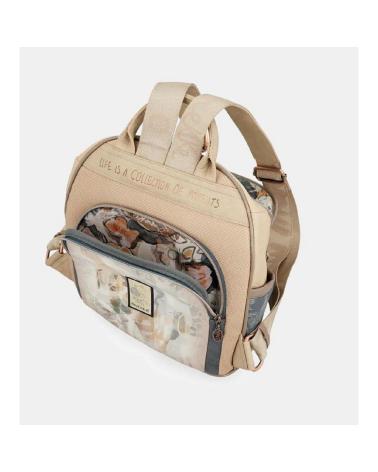 MOCHILA ANEKKE 40805-283 COM ILUSTRAÇÃO INSPIRADORA BEGE BEIGE