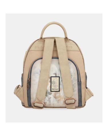 MOCHILA ANEKKE 40805-283 COM ILUSTRAÇÃO INSPIRADORA BEGE BEIGE