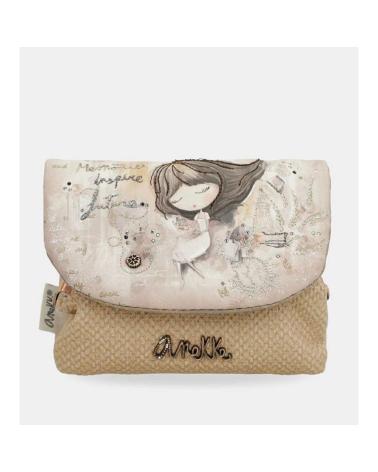 ANEKKE GELDBÖRSE 40809-016 BEIGE MIT ILLUSTRIERTER KLAPPE BEIGE