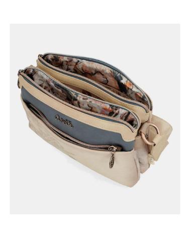 ANEKKE UMHÄNGETASCHE 40803-160 BEIGE MIT ILLUSTRIERTEM DESIGN BEIGE
