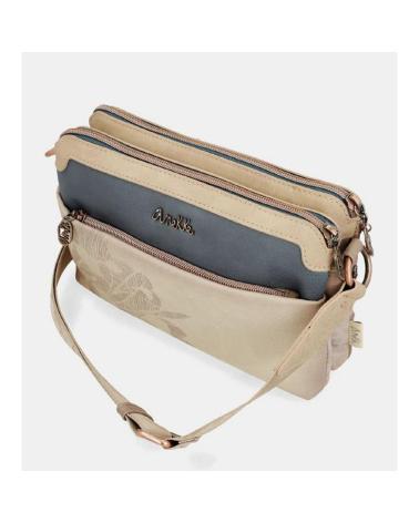 ANEKKE UMHÄNGETASCHE 40803-160 BEIGE MIT ILLUSTRIERTEM DESIGN BEIGE