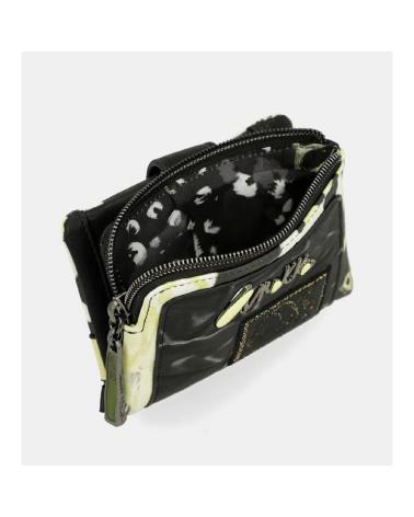 PORTEFEUILLE COMPACT ANEKKE NOIR MODÈLE 40879-910 AVEC DESIGN EXCLUSIF NEGRO