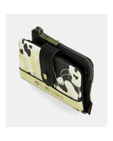 PORTEFEUILLE COMPACT ANEKKE NOIR MODÈLE 40879-910 AVEC DESIGN EXCLUSIF NEGRO