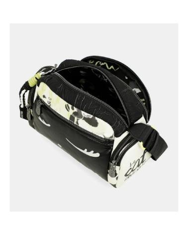 BOLSA A TIRACOLO ANEKKE BRANCA MODELO 40873-213 COM DESIGN GRÁFICO E CHARM BLANCO