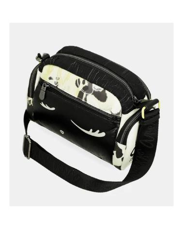 BOLSA A TIRACOLO ANEKKE BRANCA MODELO 40873-213 COM DESIGN GRÁFICO E CHARM BLANCO