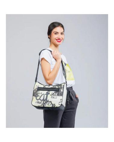 BOLSO ANEKKE 40873-170 BLANCO ESTAMPADO MAPAMUNDI BLANCO