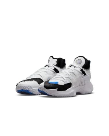 JORDAN NIKE WHY NOT 5 JUNIOR BASKETBALL SHOES WHITE-BLACK BLANCO-NEGRO