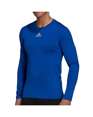 CAMISETA TÉRMICA ADIDAS MANGA COMPRIDA - AZUL ROYAL AZUL