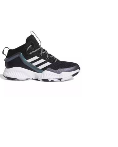 ADIDAS CHAUSSURES DE BASKETBALL LOCKDOWN JUNIOR NOIR BLANC NEGRO