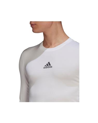 MAILLOT THERMIQUE ADIDAS MANCHES LONGUES - BLANC BLANCO