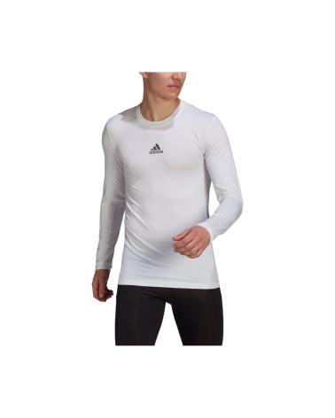 CAMISETA TÉRMICA ADIDAS MANGA COMPRIDA - BRANCA BLANCO