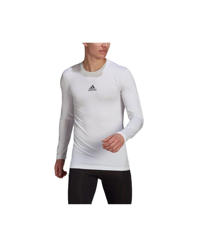 MAILLOT THERMIQUE ADIDAS MANCHES LONGUES - BLANC BLANCO