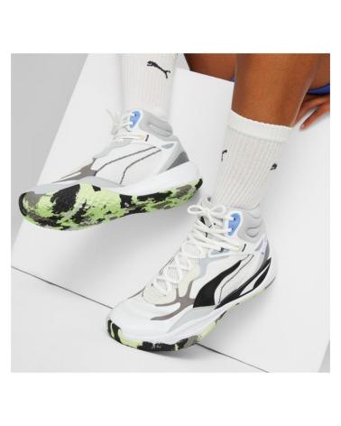 PUMA PLAYMAKER PRO MID BASKETBALL SHOES GREY GRIS