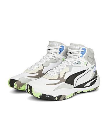 PUMA PLAYMAKER PRO MID BASKETBALL SHOES GREY GRIS