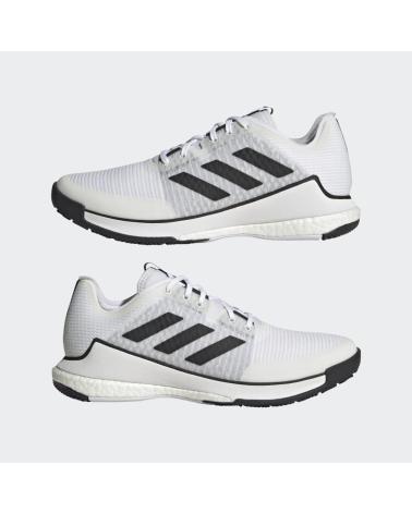 CHAUSSURES ADIDAS CRAZYFLIGHT HANDBALL ET VOLLEY BLANCHES BLANCO