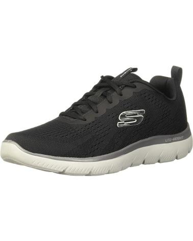 SKECHERS SCARPE UOMO TORRE AJ5904 NERE NEGRO