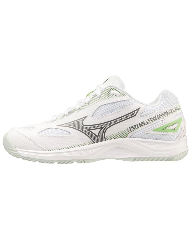 MIZUNO STEALTH STAR 2 JUNIOR HANDBALL AND VOLLEYBALL SHOES WHITE BLANCO