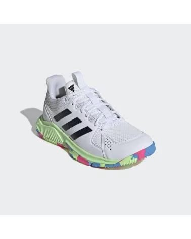 ADIDAS COURT FLIGHT FTWBLA SNEAKER WEISS MIT MEHRFARBIGER SOHLE BLANCO