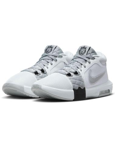 NIKE LEBRON WITNESS VIII BASKET BIANCHE 007 BLANCO BLANCO 007