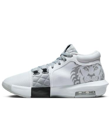 NIKE LEBRON WITNESS VIII BASKET BIANCHE 007 BLANCO BLANCO 007