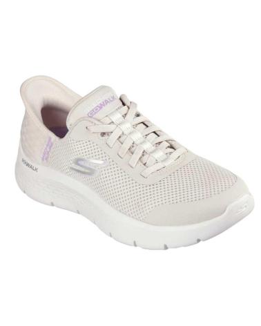 SKECHERS GO WALK FLEX BIANCO-CREMA BLANCO-CREMA