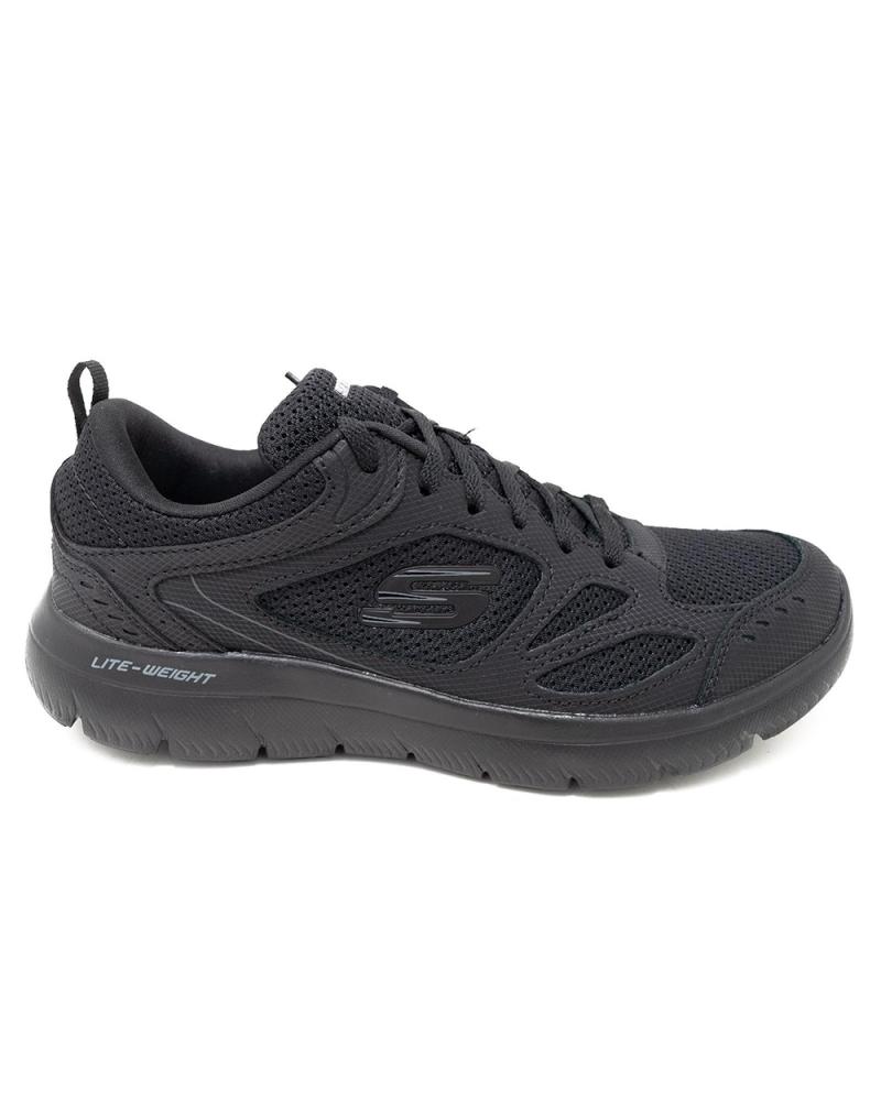SKECHERS SOUTH SCARPE CASUAL NERE AJ5904 001 NEGRO BLACK AJ5904 001