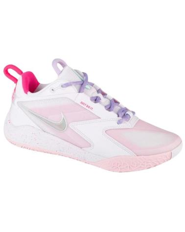 NIKE REACT HYPERSET SE ROSES ET BLANCHES POUR VOLLEY-BALL ET HANDBALL GRIS
