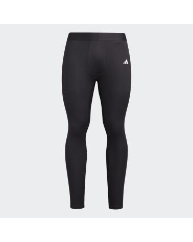 CALÇAS JUSTAS LONGAS ADIDAS TECHFIT PARA HOMEM - PRETAS NEGRO