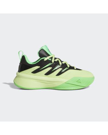 ADIDAS DAME CERTIFIED 3J JUNIOR BASKETBALL SHOES FLUORESCENT GREEN VERDE