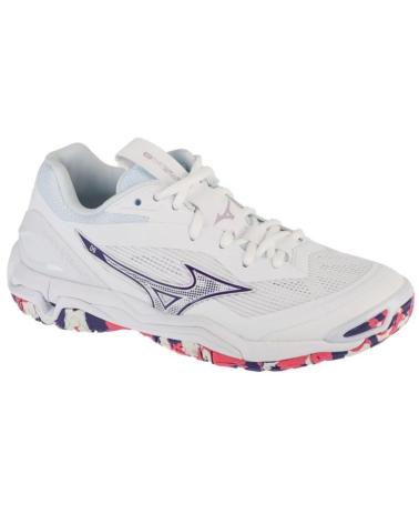 MIZUNO WAVE STEALTH 6 HANDBALL VOLLEY BADMINTON BLANC BLANCO
