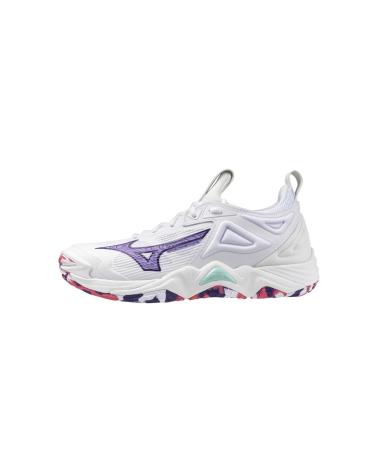 MIZUNO MOMENTUM 3 - SAPATILHAS BRANCAS DE INTERIOR PARA MULHER BLANCO