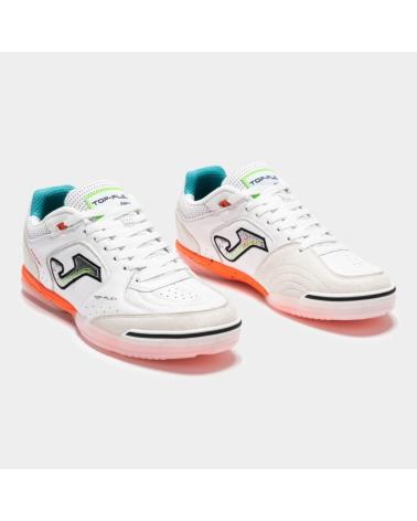 Lässige-sneaker-für-herren-JOMA-TOP-FLEX-2532-INDOOR-BLANCO-ROJO-PIEL-VERDE