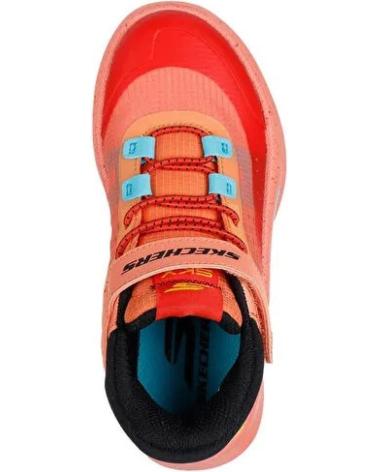 SKECHERS ZAPATILLAS BALONCESTO HOOPER-HERO JUNIOR NARANJA
