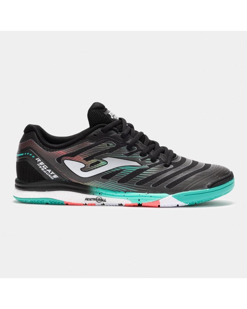 JOMA REGATE REBOUND RRES2501IN HALLENFUSSBALLSCHUHE SCHWARZ NEGRO BLACK UNIVERSITY BLUE LASER ORO 004