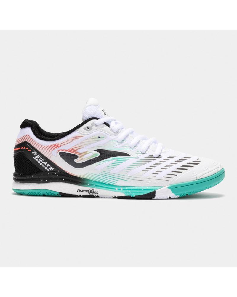 JOMA REGATE REBOUND 2502 WHITE INDOOR FOOTBALL SHOES BLANCO