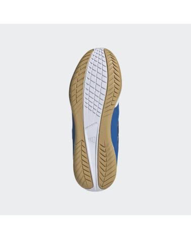 ADIDAS SUPER SALA J INDOOR FOOTBALL SHOES WHITE AND BLUE AZUL